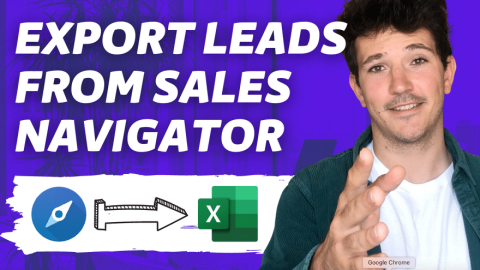 export leads from sales navigator to excel
