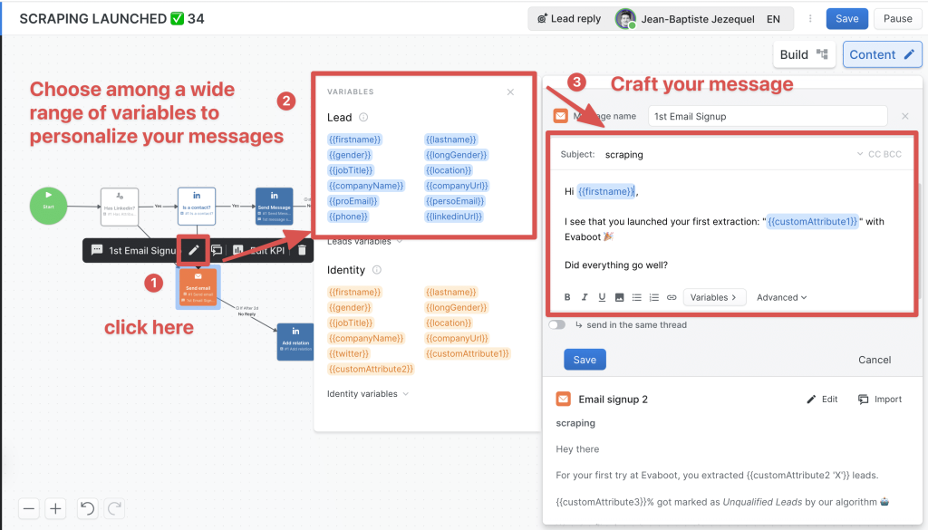 design your cold outreach sequence