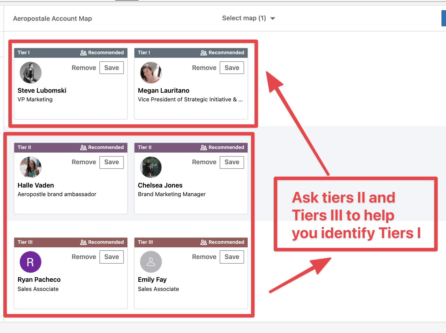 how to use account map for linkedin account based marketing