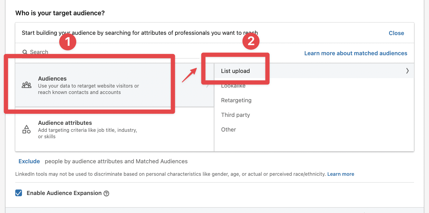 linkedin ads abm targeting