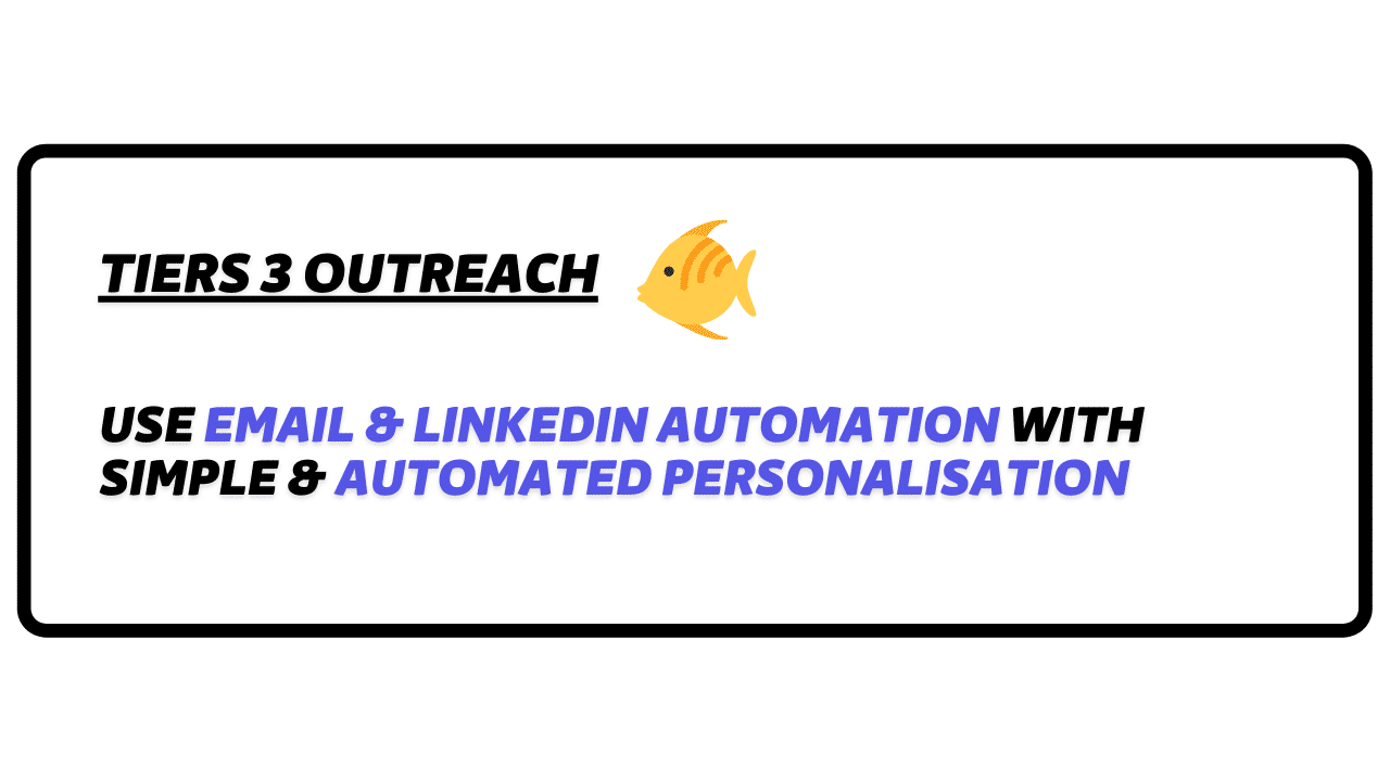linkedin abm tiers 3 outreach strategy