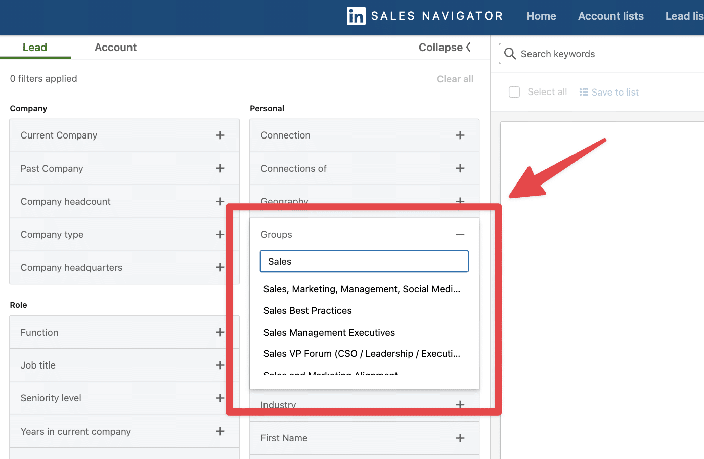 search linkedin groups members
