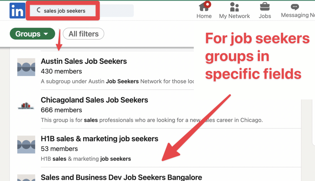 use linkedin groups for recruiting talents