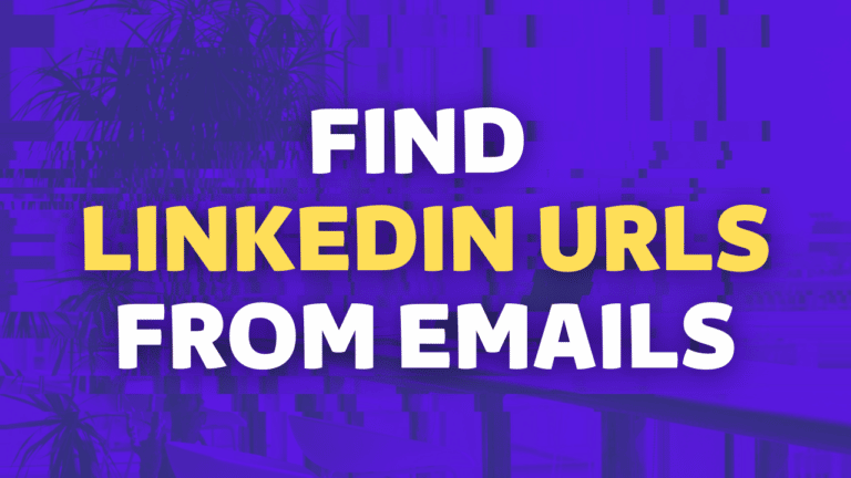 find linkedin from emails