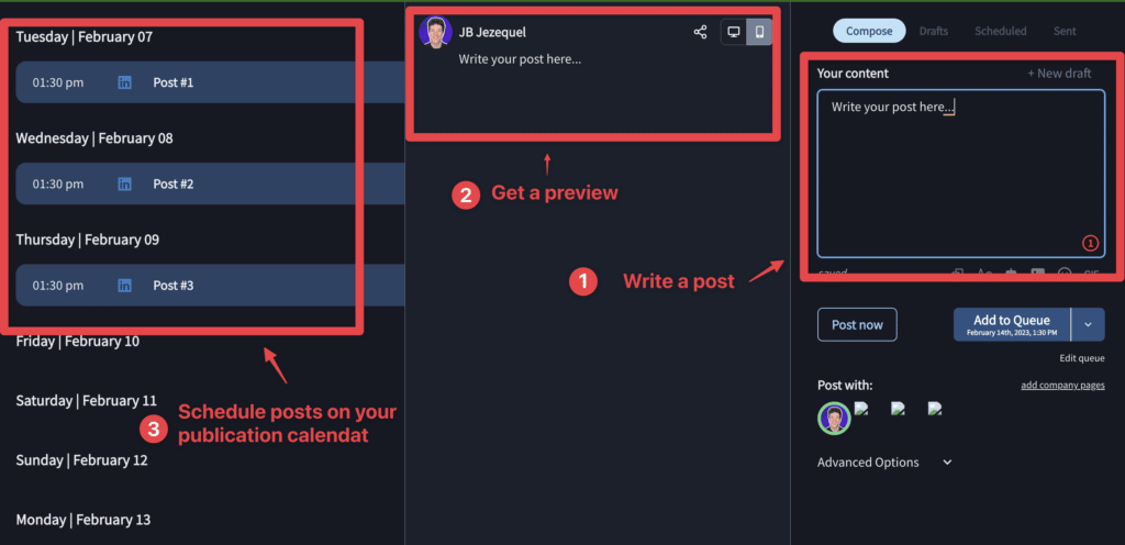 linkedin publishing automation tools