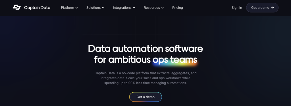 captain data linkedin scraping tool