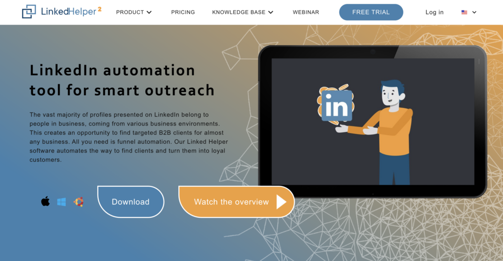 linked helper linkedin scraping tool
