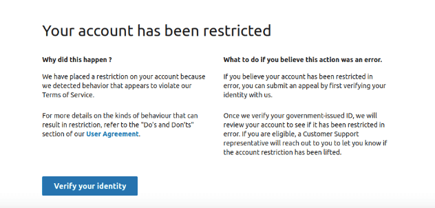 linkedin account restricted