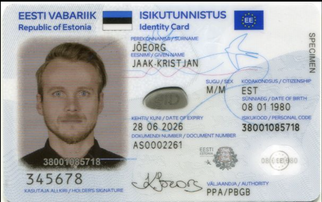 clear identity card picture