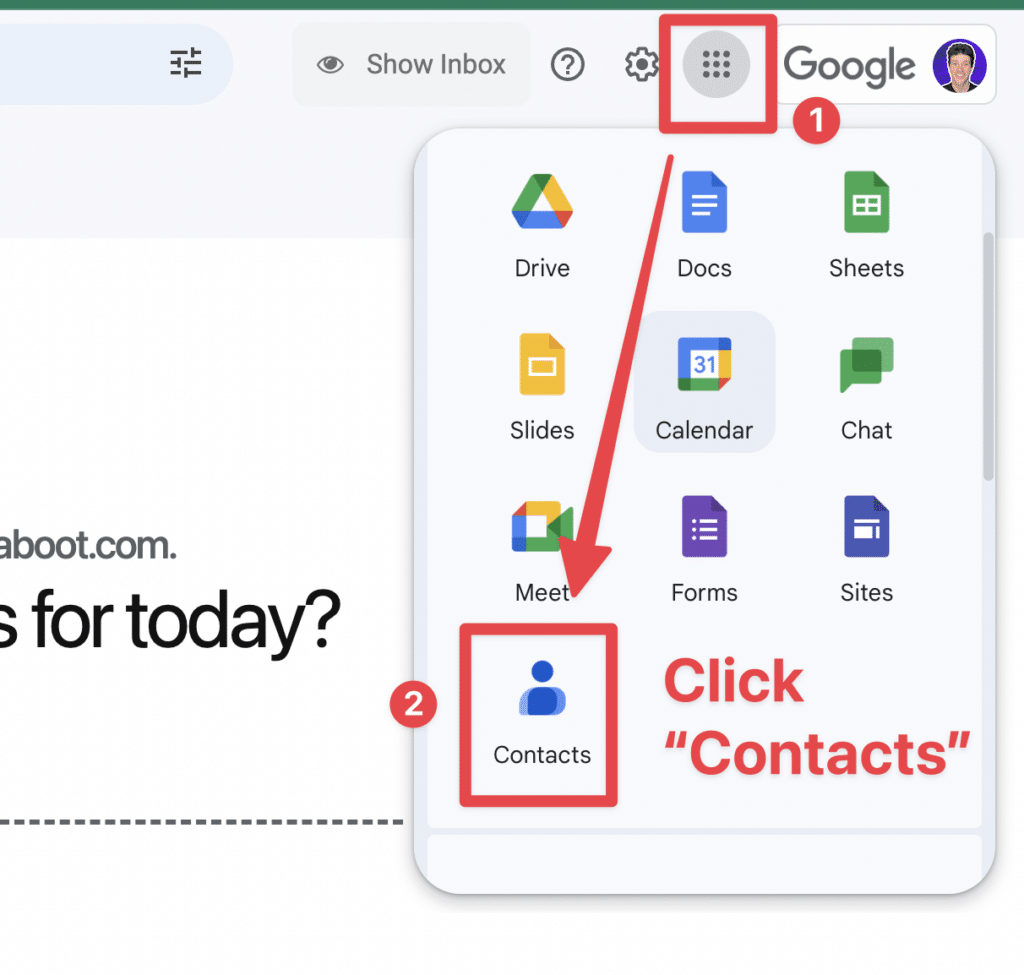 click contacts