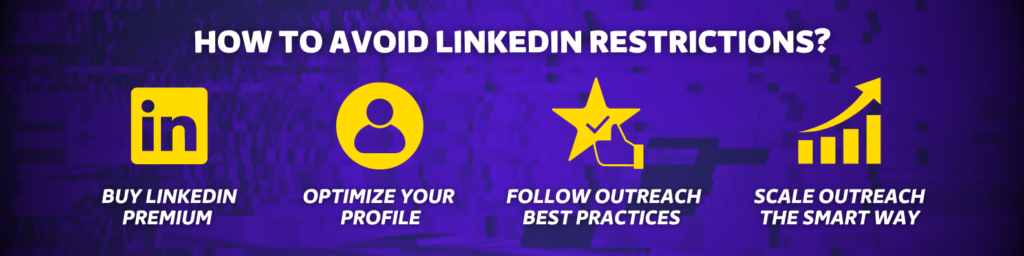 how to avoid linkedin restrictions