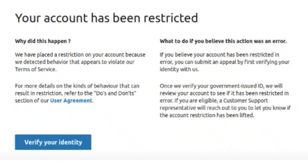 linkedin account restricted