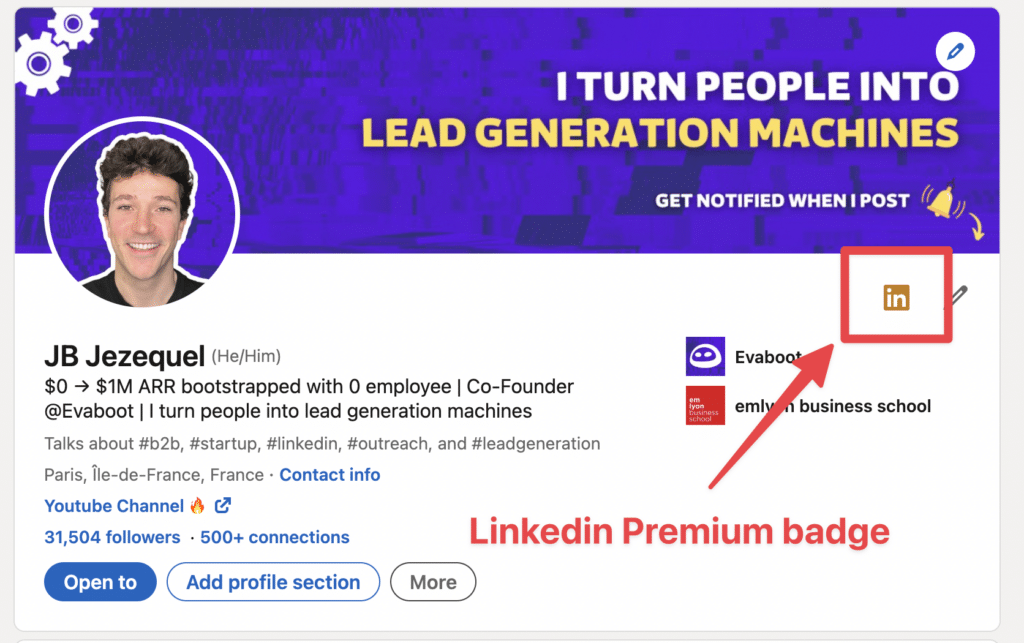rechercher des membres linkedin premium sur linkedin