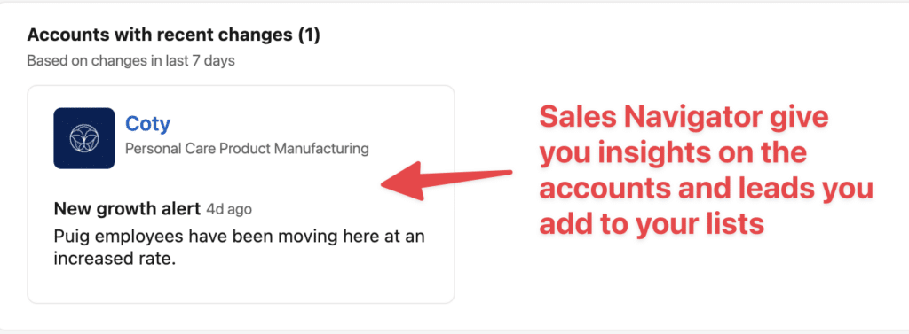 find leads with linkedin sales navigator alerts