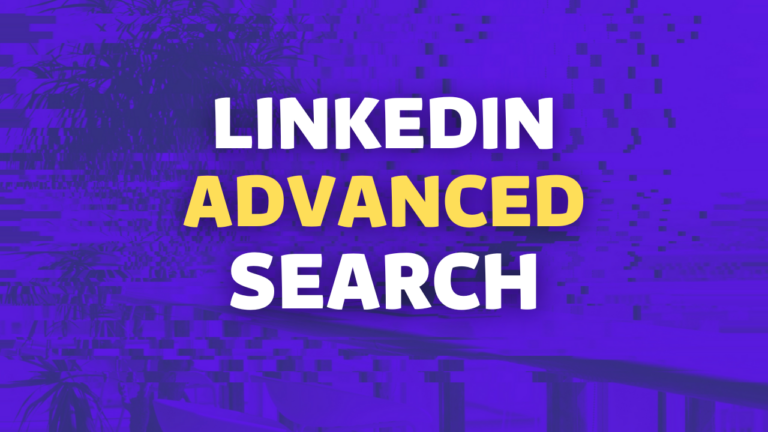 linkedin advanced search
