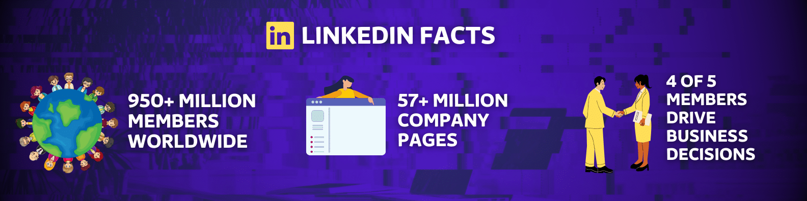 linkedin facts infographic
