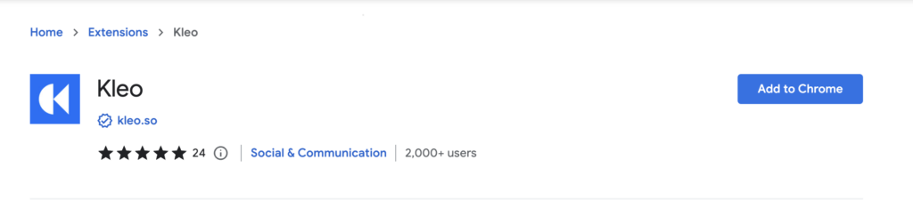 kleo pricing