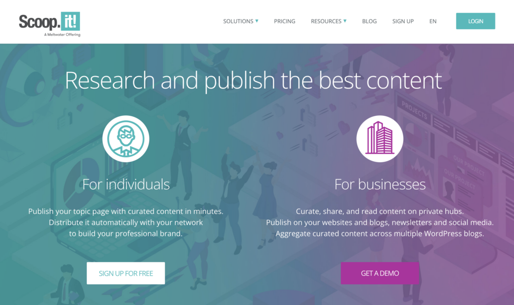 scoop.it linkedin maerketing tool
