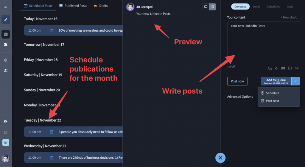 taplio features