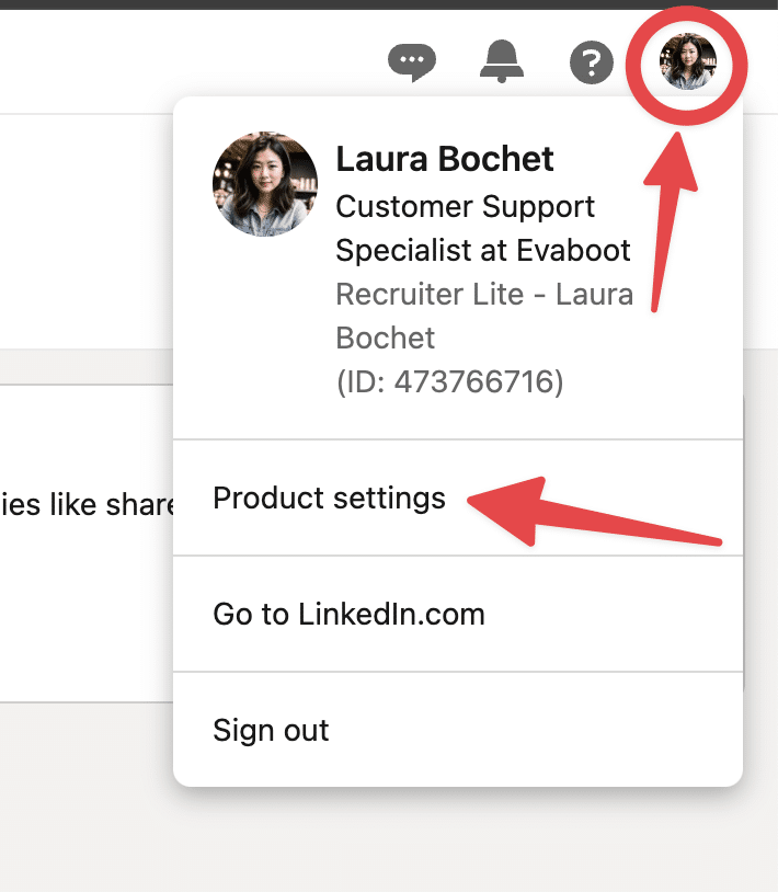 how to create a linkedin recruiter message template