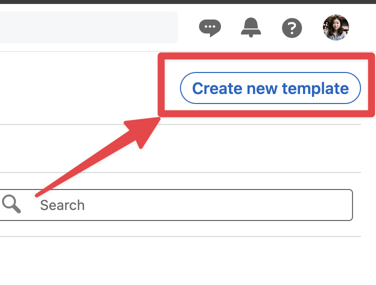create new message template on linkedin recruiter