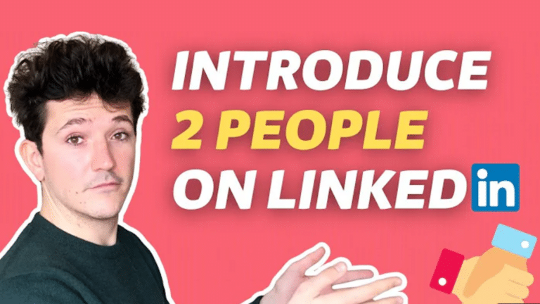 how to introduce people on linkedin