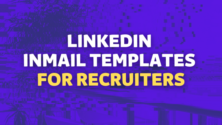linkedin inmail templates for recruiters