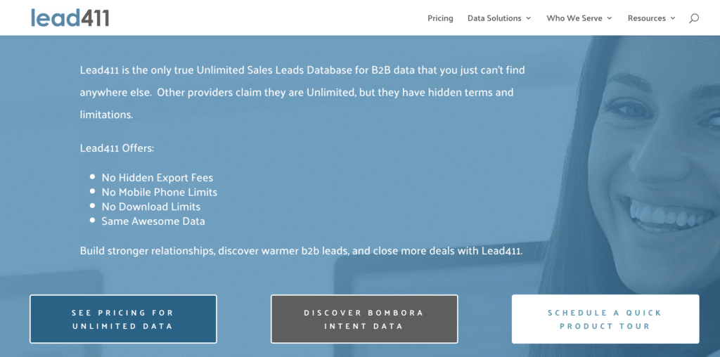 lead411 tool for quality b2b data access