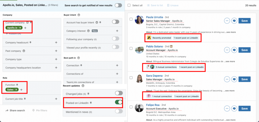 find your ideal prospects with sales navigator advanced filters 