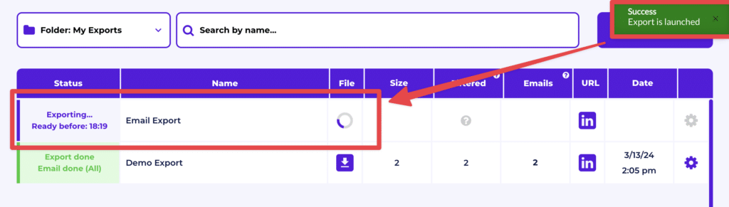 email export sales navigator launched