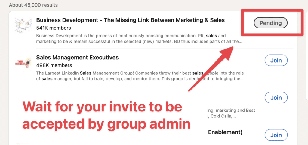 get your linkedin group invite accepted