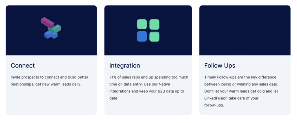 linkedfusion features