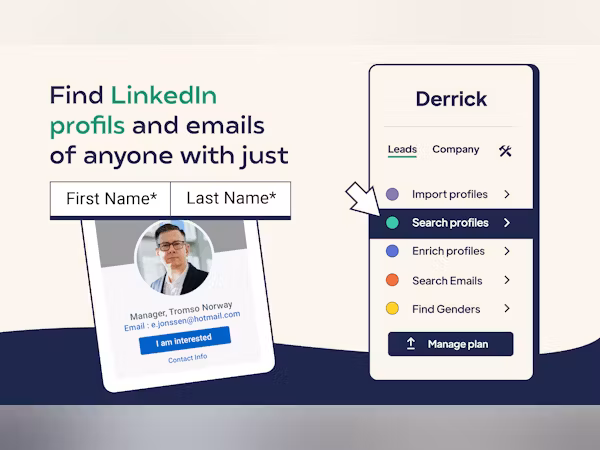 derrick app linkedin scraper feature