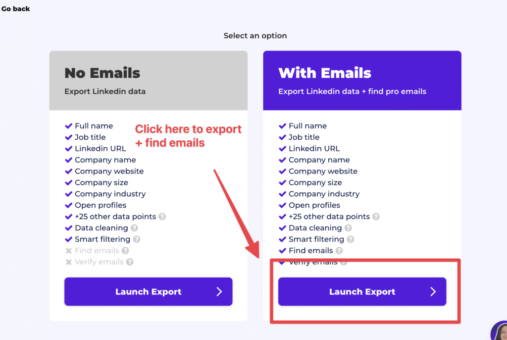 convert linkedin url and find emails