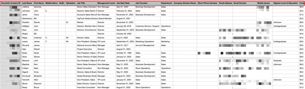 zoominfo export results
