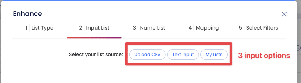 zoominfo list output options