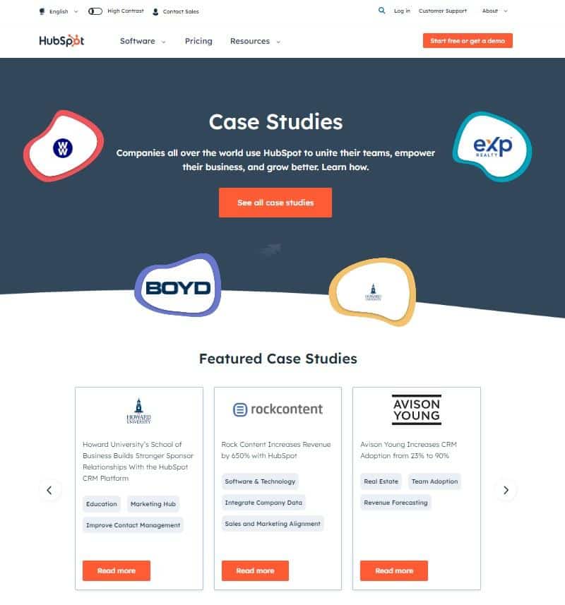 hubspot case studies example