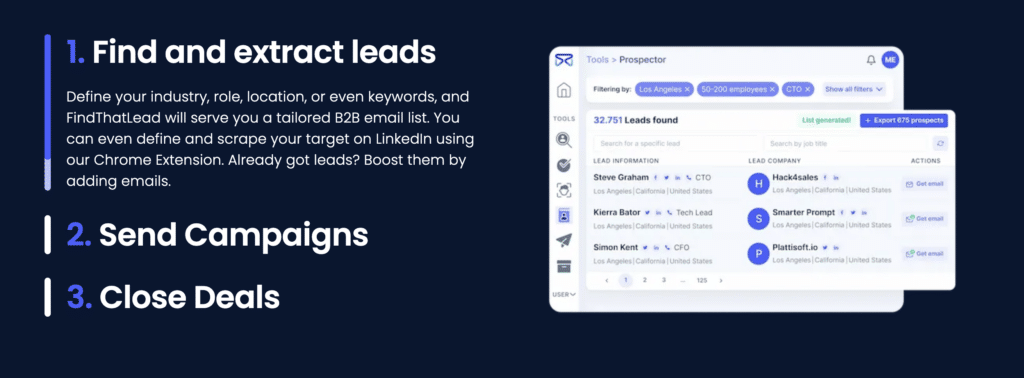 find and extract leads with findthatlead email finder tool