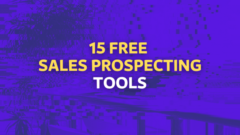 free sales prospecting tools