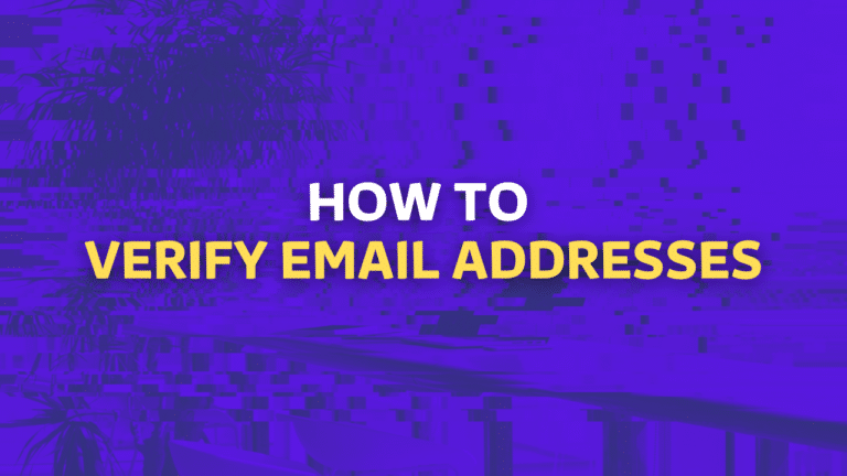 how to verify email addresses