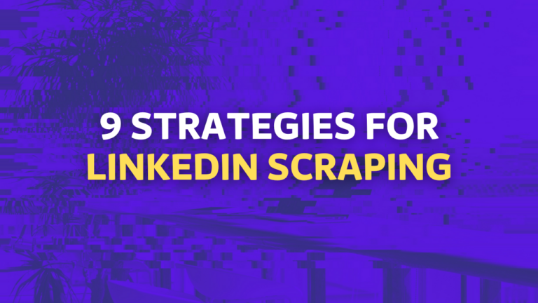 linkedin scraping