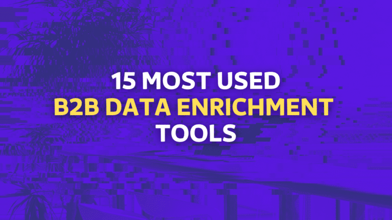 b2b data enrichment tools