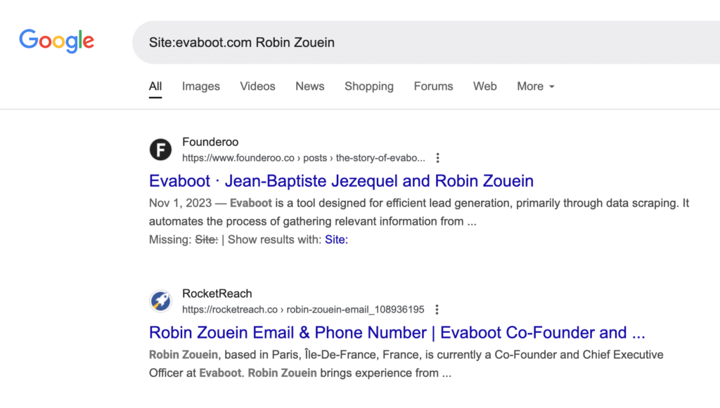 combine linkedin and google searches