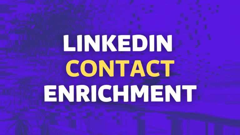 linkedin contact enrichment