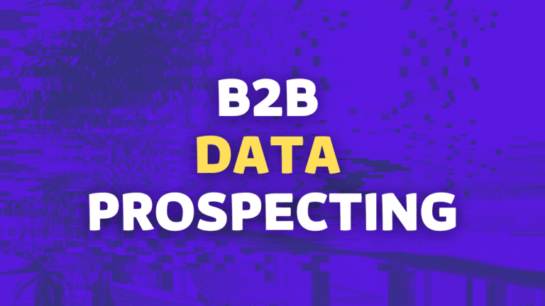 b2b data prospecting